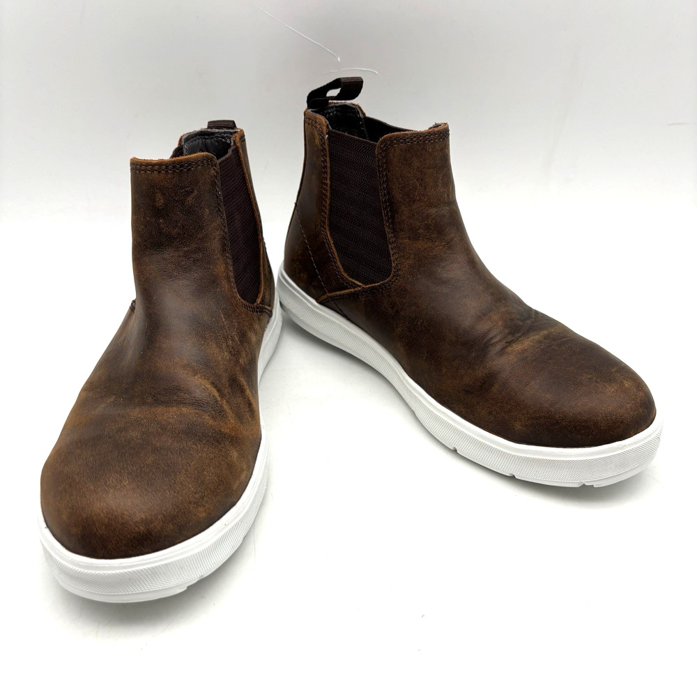 NEW Cross Lite 6726 Brown Leather 5-inch Romeo Safety Toe Boot Men's US6 UK5
